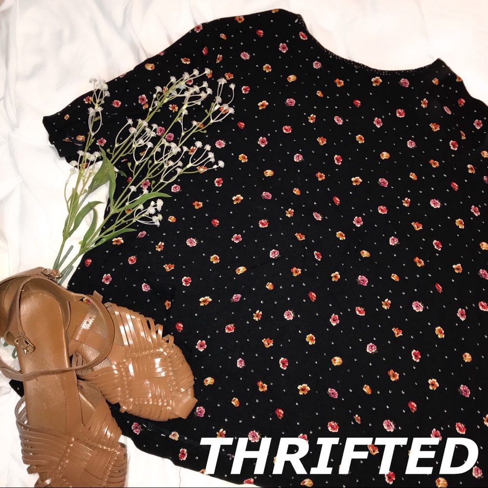 vintage floral top